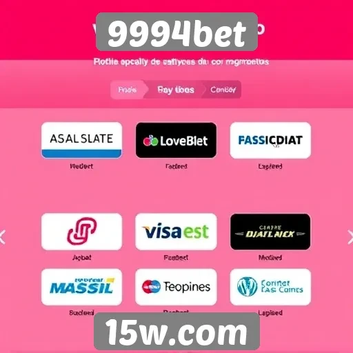 Métodos de pagamento disponíveis no 9994bet